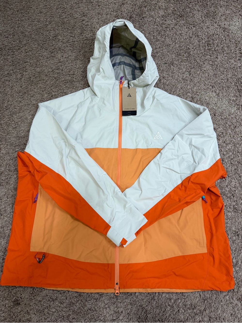 Nike Wmns ACG Morpho Storm-Fit ADV Rain Jacket White HJ0246-110 Women’s  XXL